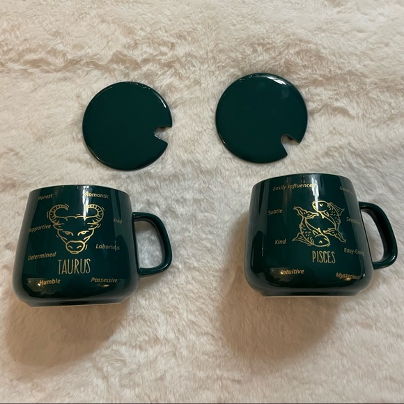 Zodiac Coffee mug set with the coffee warmer - Picture 7 of 13